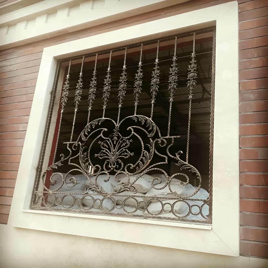 قیمت حفاظ پنجره نرده فلزی فرفورژه کلاسیک در اراک