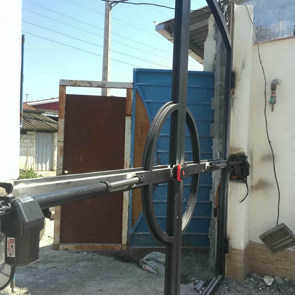 نصب جک درب پارکینگ ویلایی در عظیمیه کرج