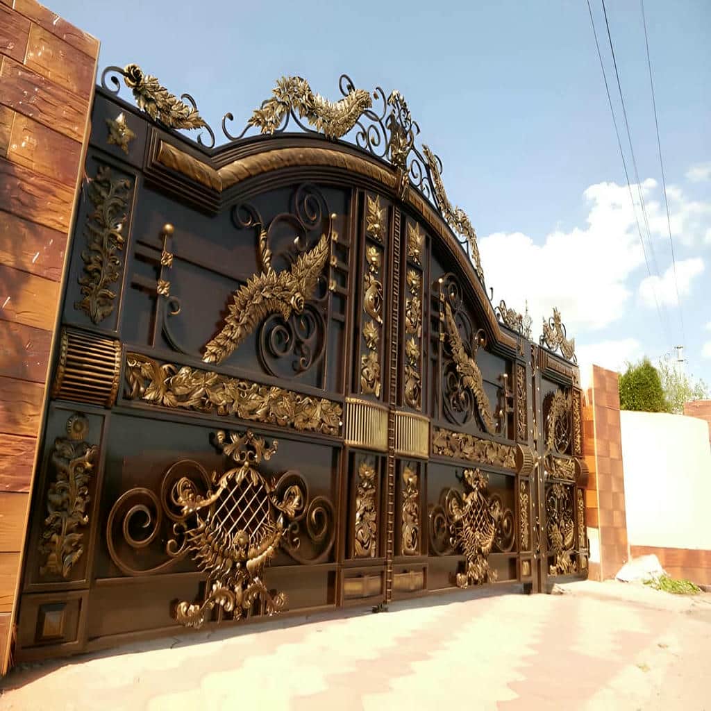 خرید درب حیاط فرفورژه دقیق در بندر لنگه