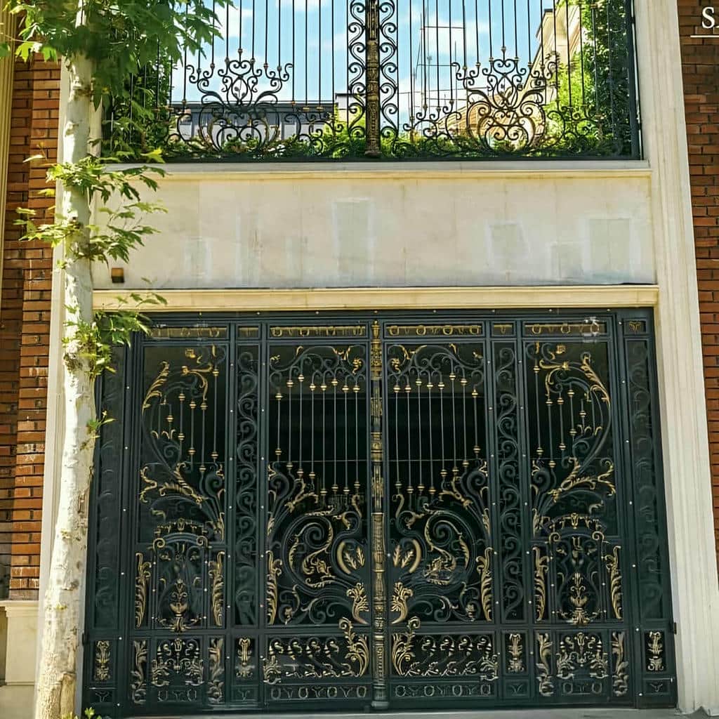 کارخانه درب حیاط فرفورژه مقاوم در سیرجان