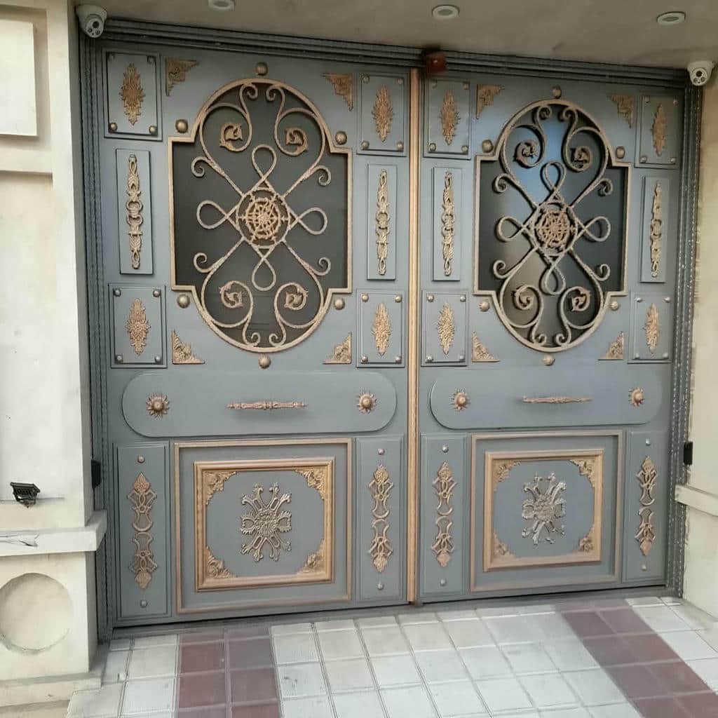 کارخانه درب حیاط فرفورژه پروفیل در بجنورد