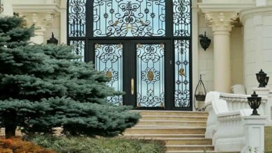 درب حیاط فرفورژه در یاسوج