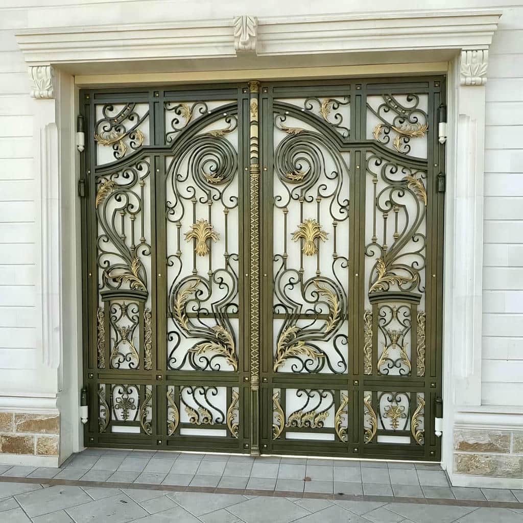 قیمت درب حیاط فرفورژه مقاوم در بندر دیلم