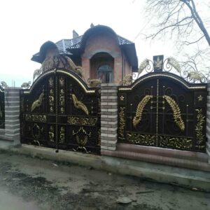 درب حیاط فرفورژه در باغ عباس‌آباد