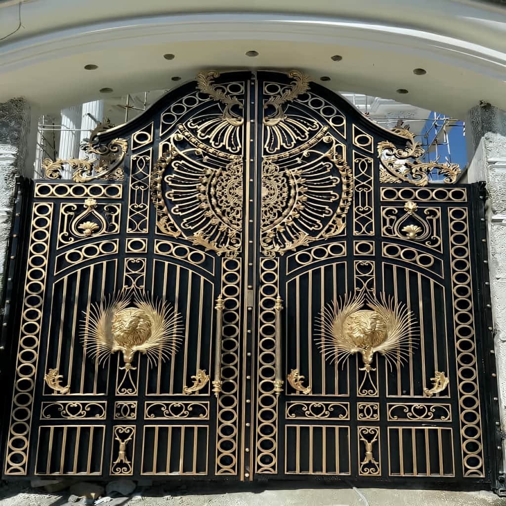 کارخانه درب حیاط فرفورژه مقاوم در اشتهارد