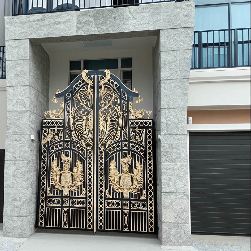 درب حیاط فرفورژه در نوشهر