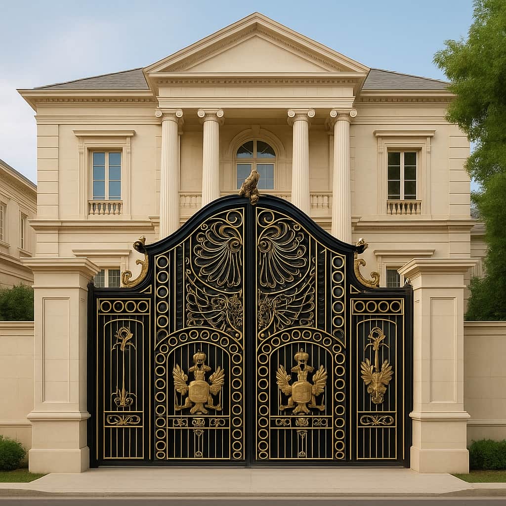 قیمت درب حیاط فرفورژه مدرن در گرگان