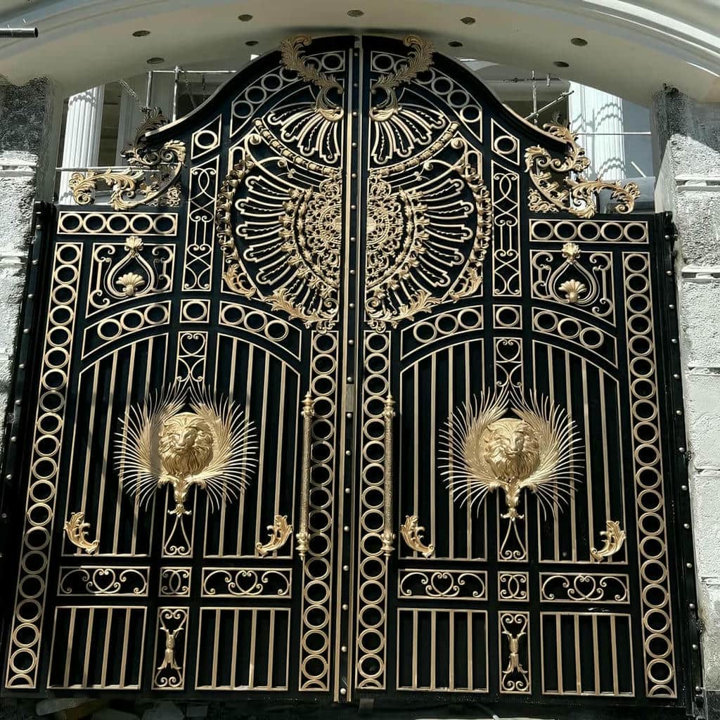 کارخانه درب حیاط فرفورژه ویلایی در بندر دیلم
