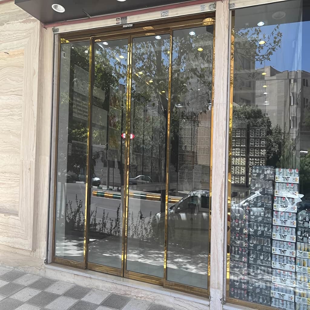 فروش درب اتوماتیک شیشه ای برای ورودی بانک