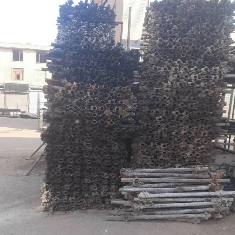 ساخت خیمه موکب طاق نصرت و جایگاه مراسم با لوله داربست