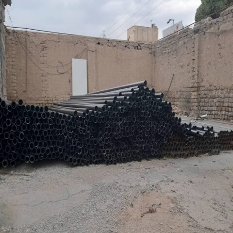 لوله داربست فولادی با بدنه ساده
