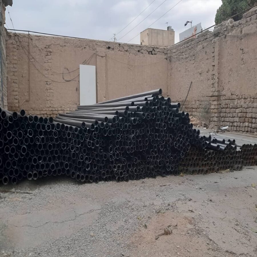 لوله داربست فولادی با بدنه ساده
