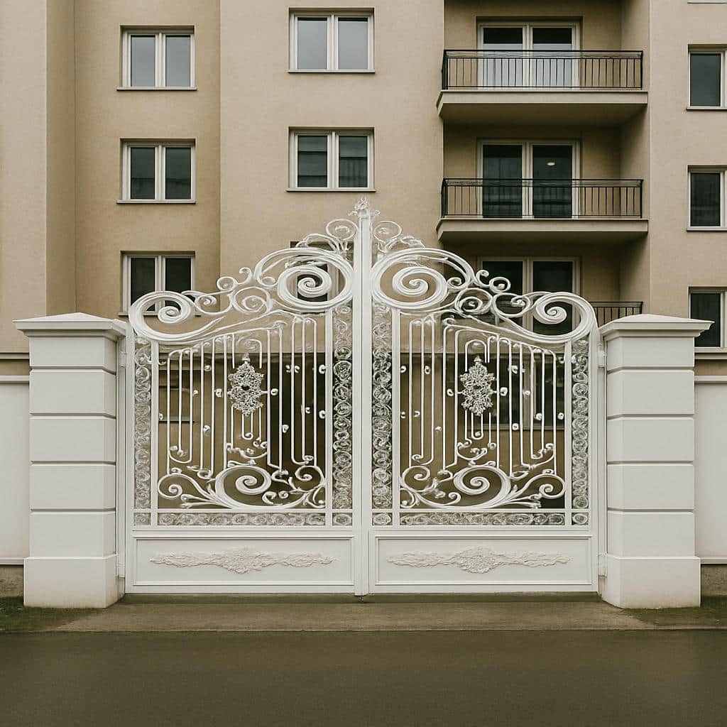 درب پارکینگ سنگین شاسی دوبل مناسب دهانه عریض پروژه