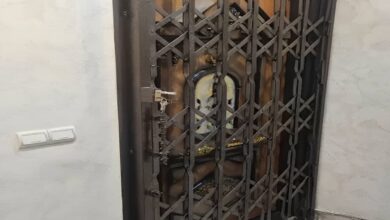 12 طرح درب آکاردئونی طرح دار لوزی