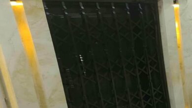 9 مدل درب آکاردئونی طلایی سلطنتی
