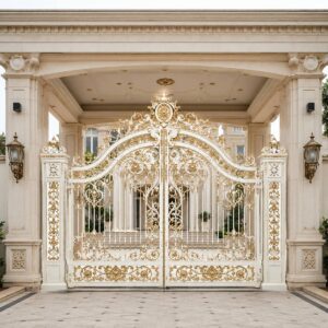 12 مدل درب فلزی لاکچری نمای ویلا