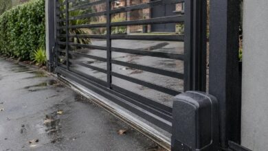 10 نمونه جک درب حیاط سنگین شاسی دار