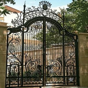 13 طرح درب ویلایی قاب دار محوطه