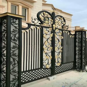 11 مدل درب فلزی مدرن پنل مشبک