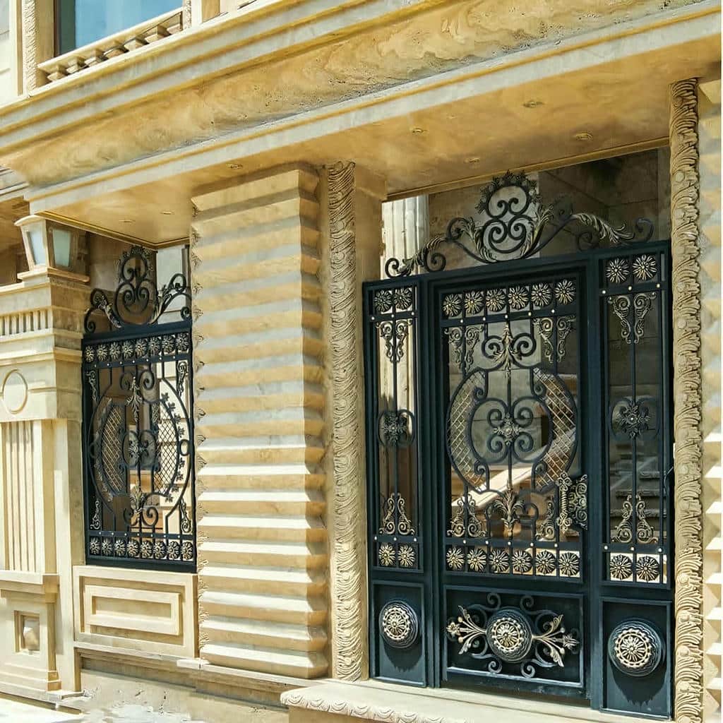 خرید درب ویلایی برش لیزری متناسب با ابعاد دهانه