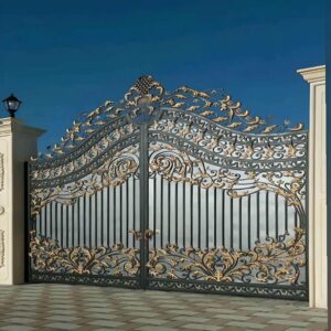 10 مدل درب حیاط CNC پنل مشبک
