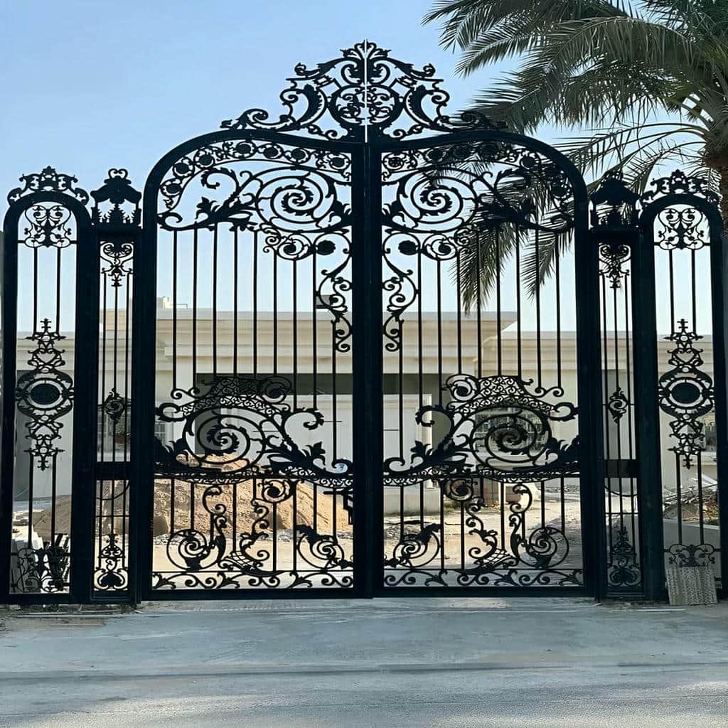 خرید درب آهنی برش لیزری ورودی متناسب با ابعاد دهانه