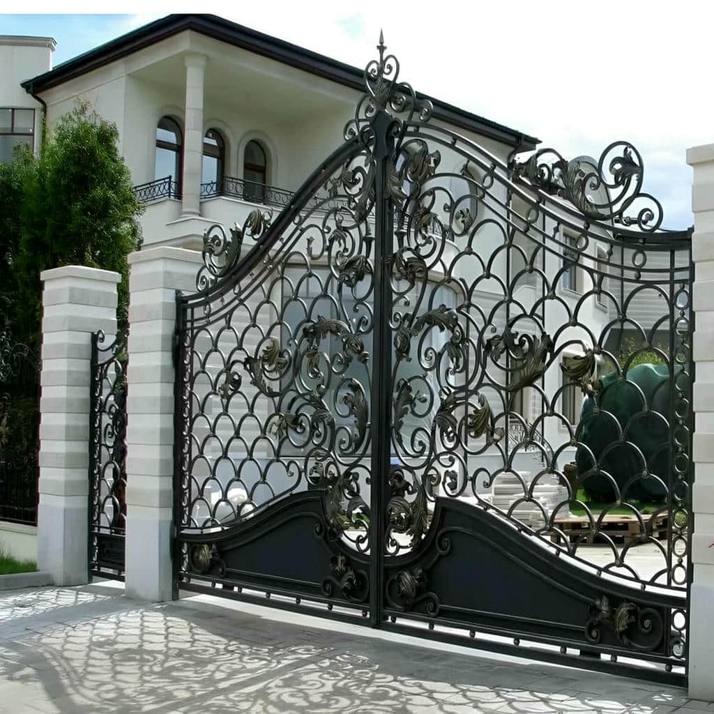خرید درب ویلایی دو لنگه متناسب با عرض دهانه