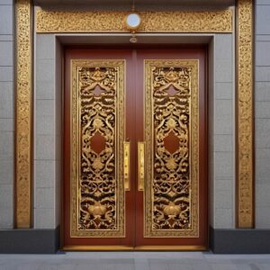 14 نمونه درب حیاط ورودی جنوبی