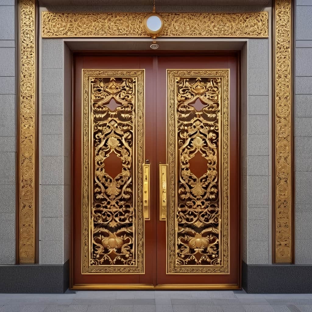 14 نمونه درب حیاط ورودی جنوبی