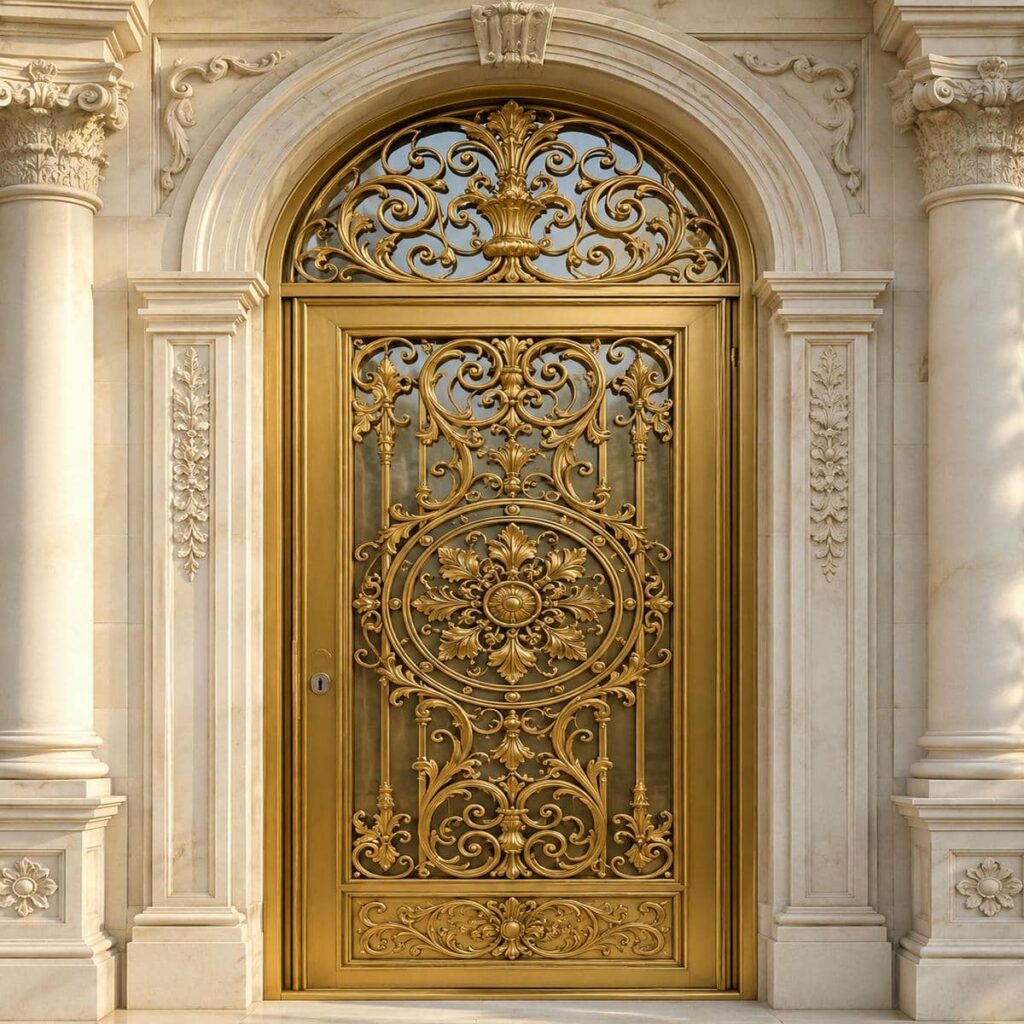 سفارش درب نفررو ویلا با قفل برقی و آیفون