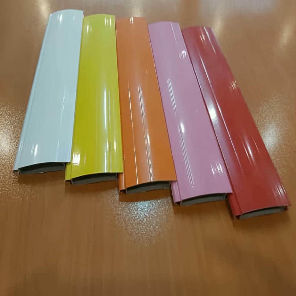کرکره برقی مغازه تیغه آلومینیوم تخت برای نمای مینیمال