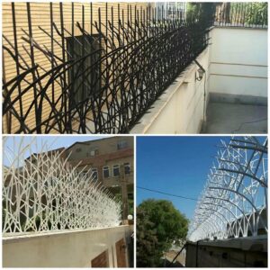 10 مدل حفاظ دیوار با میلگرد آجدار