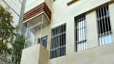 14 نمونه حفاظ پنجره ویلایی نمای باغ