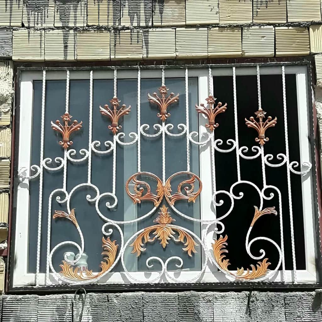 مدل هندسی حفاظ پنجره طبقه همکف