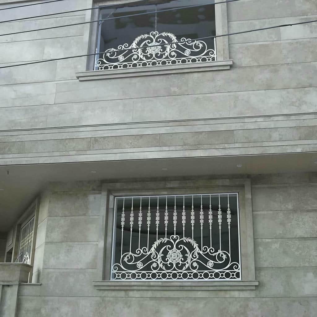 خرید حفاظ پنجره رنگی کوره ای متناسب با نما