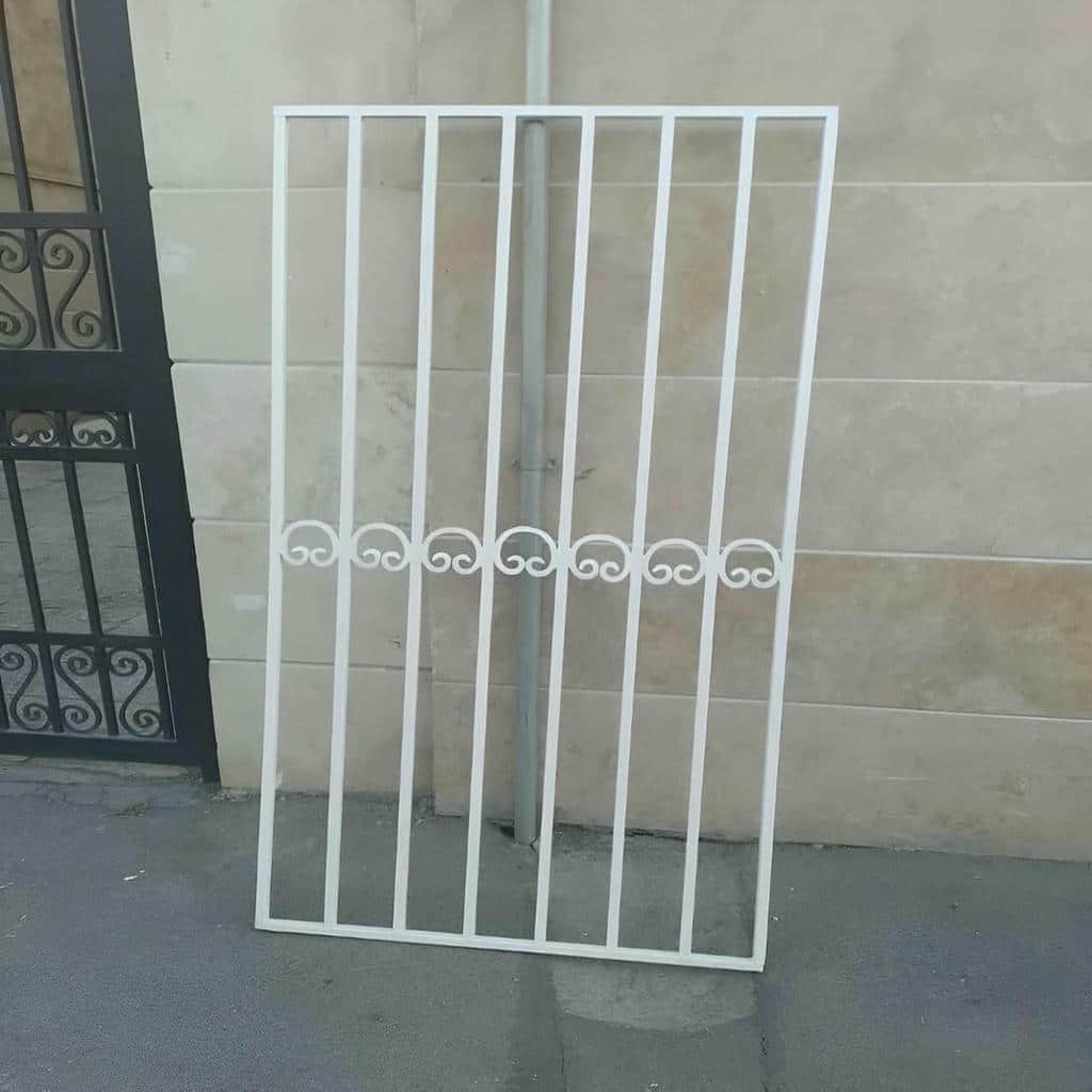 طرح مستطیلی حفاظ پنجره مدرن شبکه هندسی