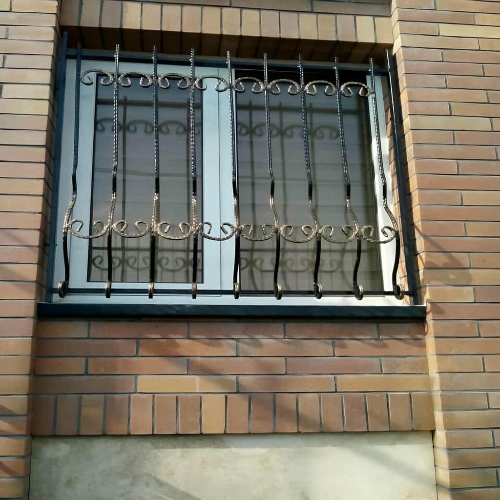 مدل شبکهای حفاظ پنجره رنگی کوره ای