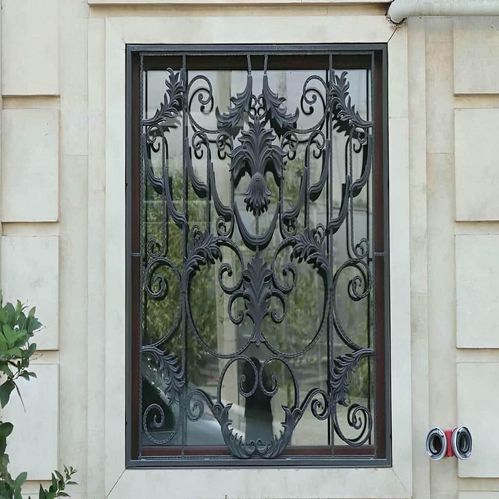 مدل عمودی حفاظ پنجره رنگی کوره ای