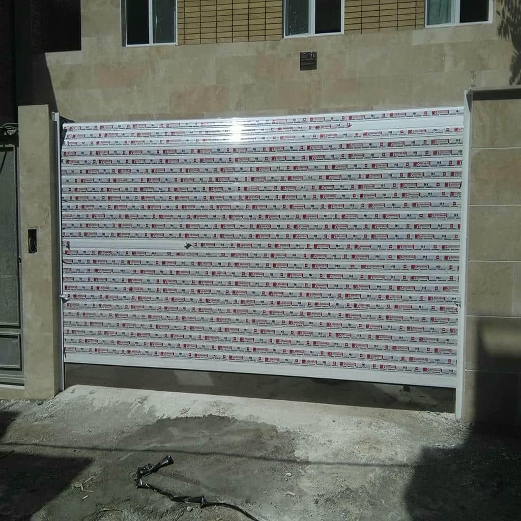 درب کرکره ای پارکینگ اتوماتیک ضدباد برای دهانه باز