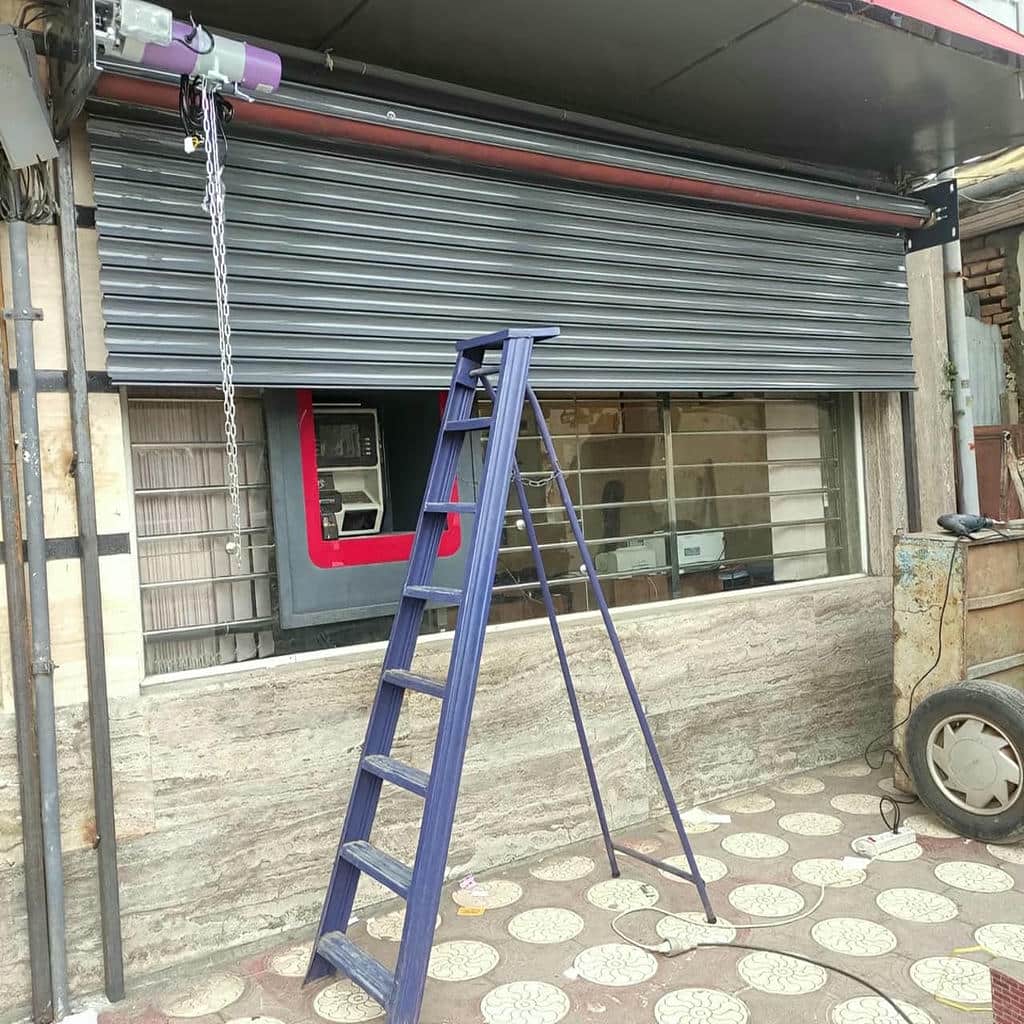 مدل فولادی درب کرکره ای مغازه صنعتی پرتردد