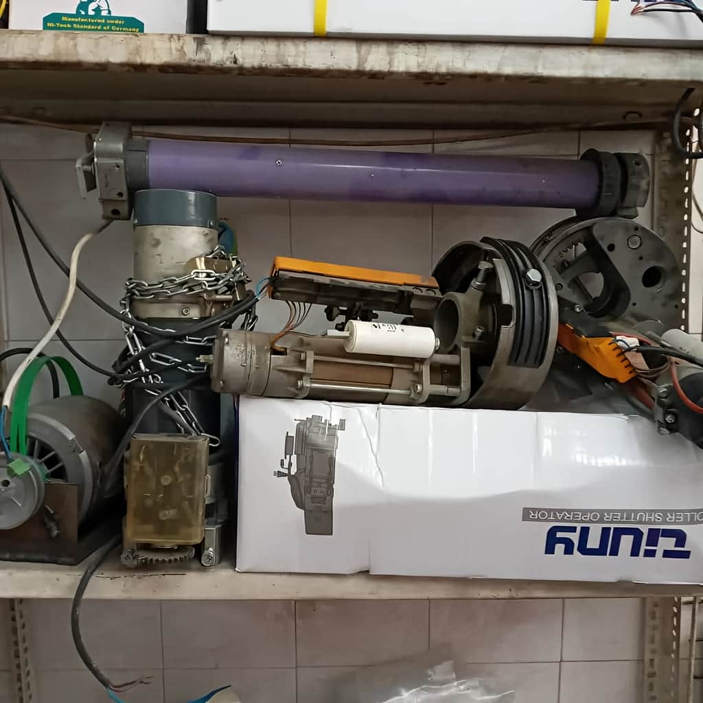 کرکره برقی بی صدا موتور توبولار برای پارکینگ مسکونی