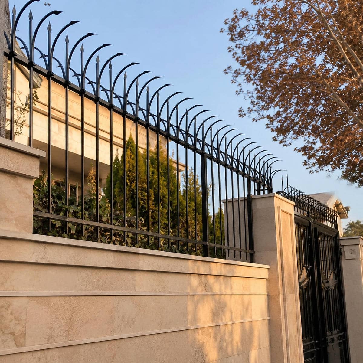 7 مدل حفاظ دیوار کوتاه حیاط