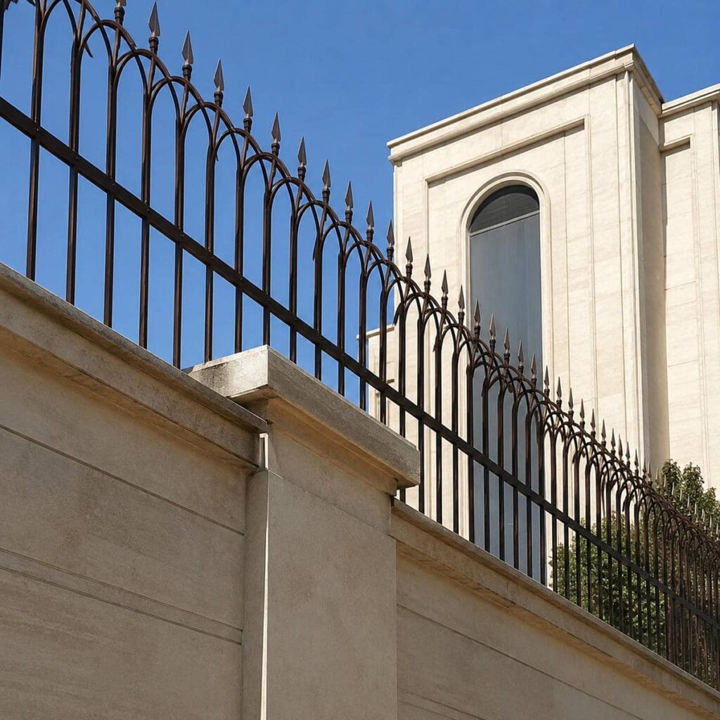 سفارش طرح قاب‌دار حفاظ دیوار مدرن خطی