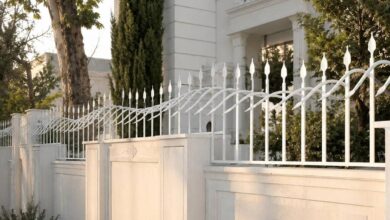 8 نمونه حفاظ دیوار ویلا نمای سنگی