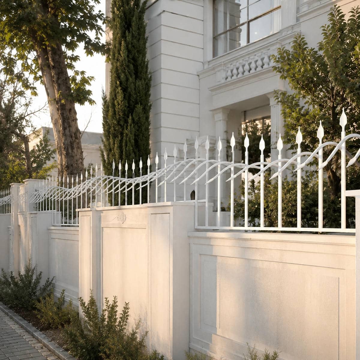 8 نمونه حفاظ دیوار ویلا نمای سنگی