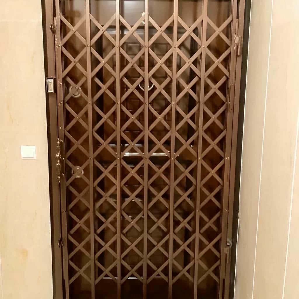 گارد آکاردئونی پوشش رنگی