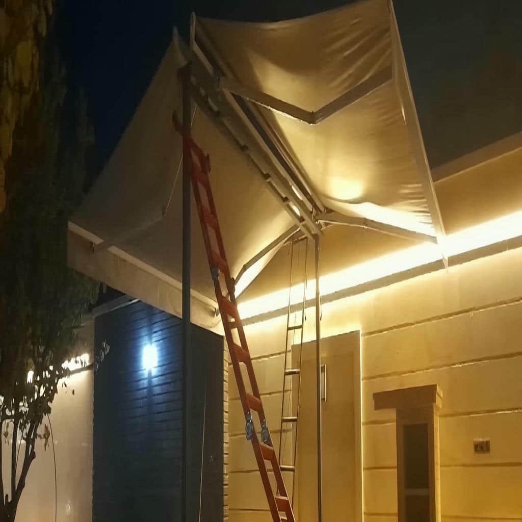 سایبان اتوماتیک بازویی