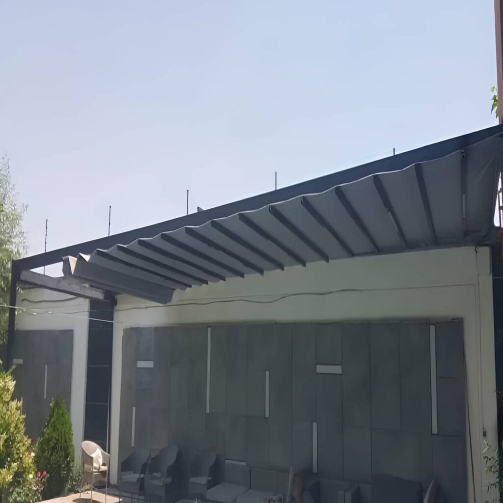 سایبان اتوماتیک ورودی سایبان اتوماتیک ورودی