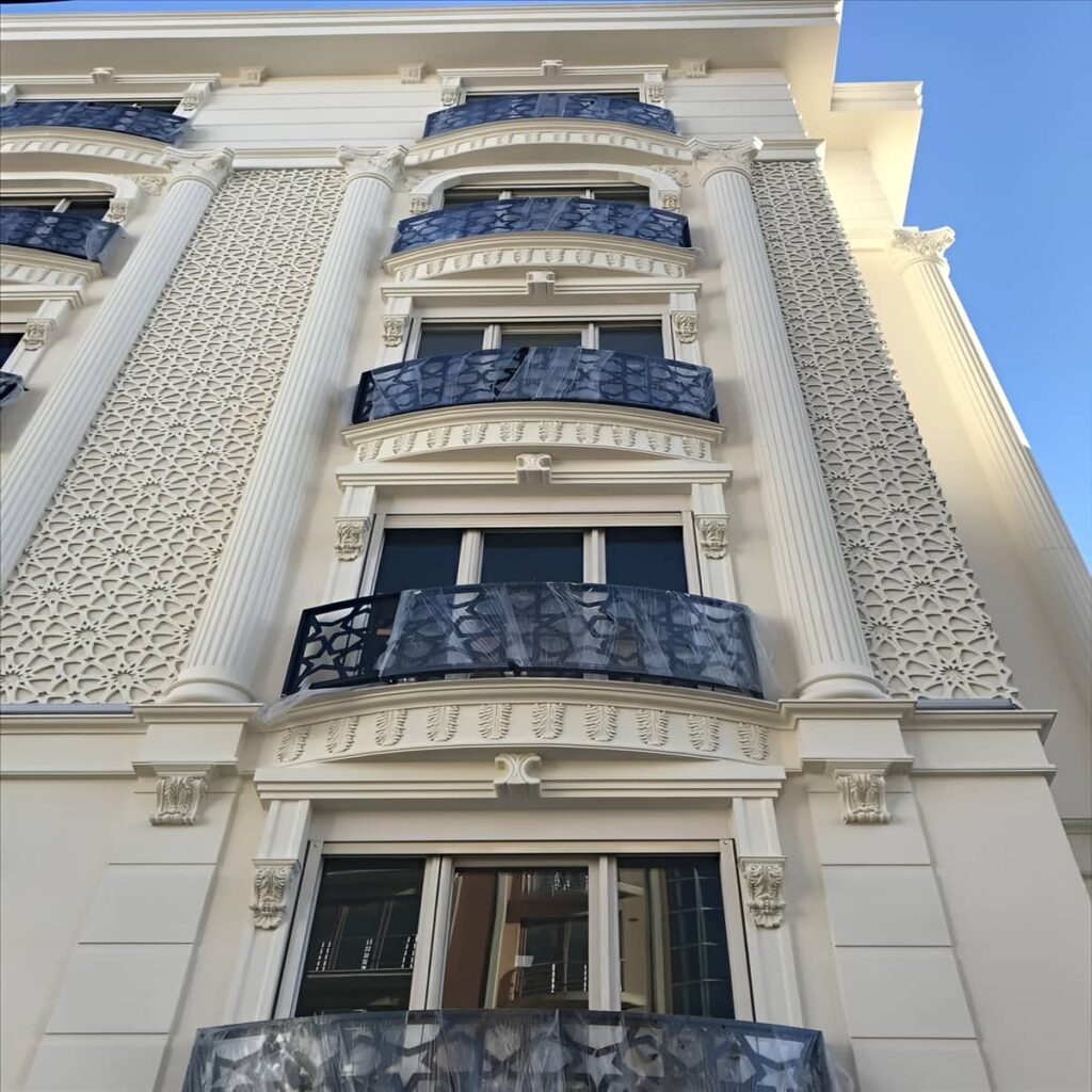نرده راه پله فضای گسترده