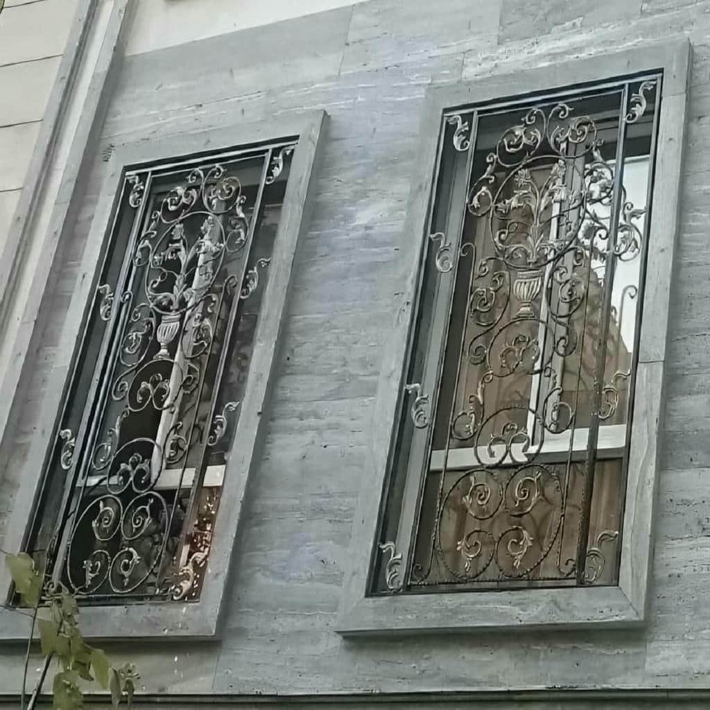حفاظ فرفورژه پنجره نمای کلاسیک